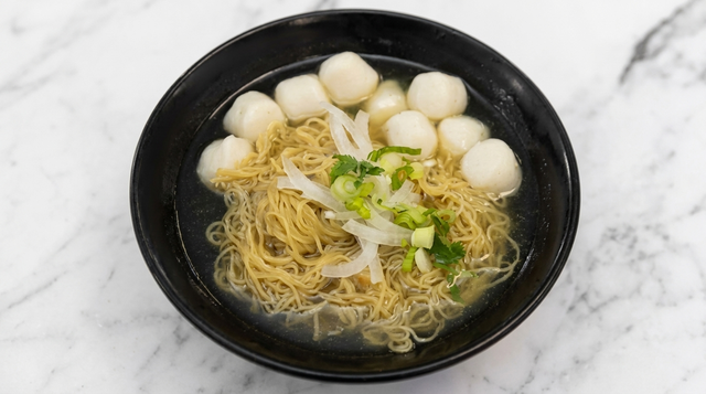 Fish Ball Noodle Soup.