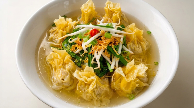 Wonton Noodle Soup.