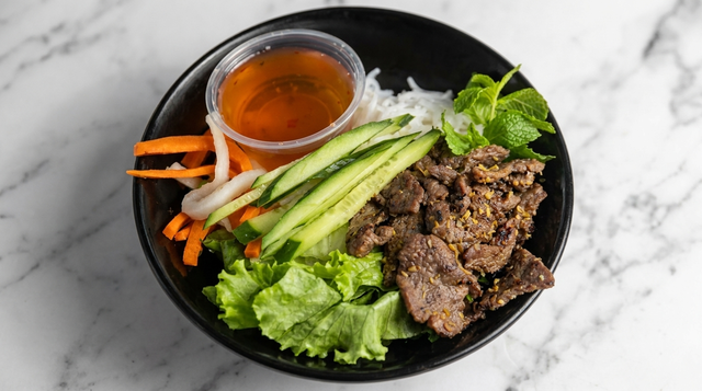 Stir Fry Beef with Vermicelli.