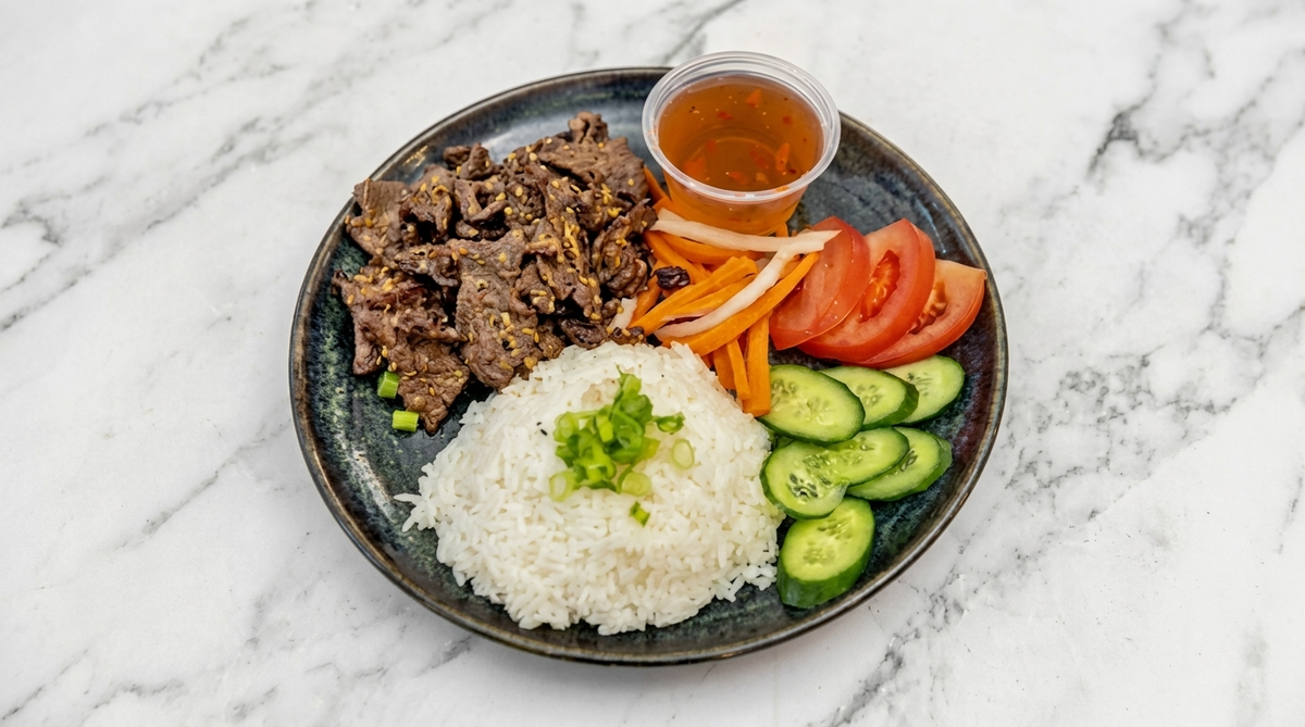 Grilled Beef Rice