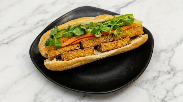 Lemongrass Tofu Bánh Mì.